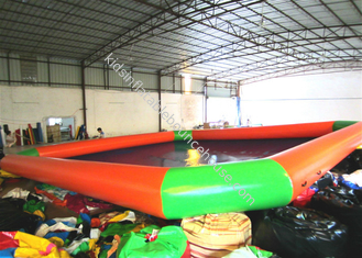 Impresión inflable gigante de Digitaces de la piscina de los juegos inflables del agua de la diversión 6 los x 6m modificados para requisitos particulares