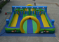 Campo de juego inflable colorido juego deportivo campo de juego inflable para niños menores de 12 años