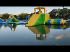 Aqua Park inflable adulta gigante, juegos inflables incombustibles del parque del agua del PVC