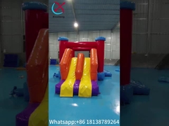 Casa de salto inflable de alta calidad con tobogán seco