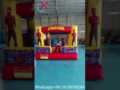 Casa de salto inflable Spiderman Héroes de dibujos animados Trampolín inflable Casa de salto Castillo para niños