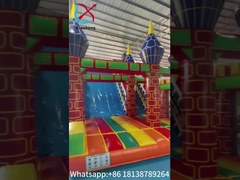 Deslizamiento inflable Castillo Deslizamientos anchos Castillo de encanto exótico Deslizamiento seco inflable Para niños y adultos