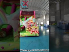 Deslizamientos inflables secos Casa de dulces Deslizamientos inflables Castillo