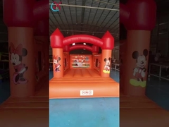 Mickey y Minnie Inflable Casa de Salto Inflable Castillo Rebordante