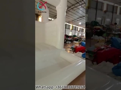 Fabricante Inflable área de salto de boda blanca castillo rebotante inflable