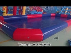 Juegos de pelota de agua de piscina redonda o rectangular inflable de fábrica