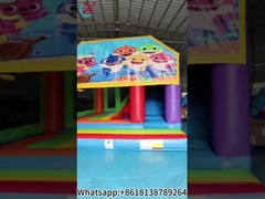 Bouncer Inflatable Salto del Castillo Deslizamiento del Mundo Submarino Tema Comercial Bounce House