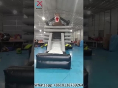 Nuevo diseño Inflable castillo de salto con diapositiva Dinosaurio comercial tema Inflable parque de salto
