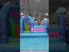 Combos inflables de punto Inflable casa de salto con tobogán