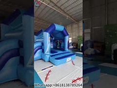 Inflable La princesa congelada Elsa Casa de salto con combinación de diapositivas