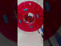 Juego de pelota rodante al aire libre con tubo rodante, bola Zorb inflable para el cuerpo