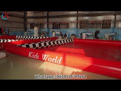 Vea por qué elija la piscina inflable roja Bouble de la piscina inflable comercial para al aire libre