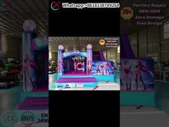 Castillo de salto inflable comercial para alquiler de fiestas