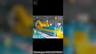 Tobogán inflable Minion personalizado para alquiler comercial