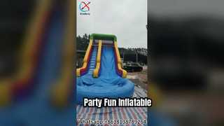 Diversión inflable del castillo del tobogán acuático de los niños adultos
