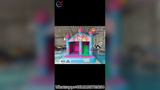 Casa inflable Princess para negocios de alquiler