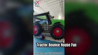 Tractor Casa de rebote Diversión Granja Fiesta Niños