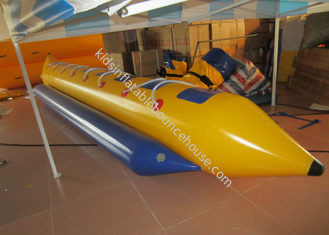 Juegos acuáticos Banana Boat inflable, lago y pez volador inflable de la costa 6,4 X 1,31 m