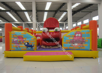 Big Mouth Monster Design Party City Bounce House Funny Inflable Moon Bounce CE salto inflable