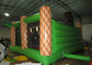 Casa hinchable inflable de PVC con forma cuadrada para salto de bosque, hinchable, hermosa impresión, a la venta