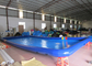 PVC fuerte de Inflatables de la piscina gigante azul del rectángulo, piscina inflable enorme 10 x 5 los x 0.3m