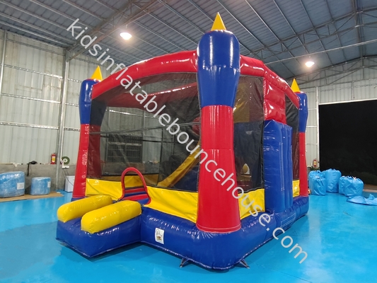 Mini castillo inflable simple combinado para actividades comerciales pequeño castillo combinado inflable para bebé