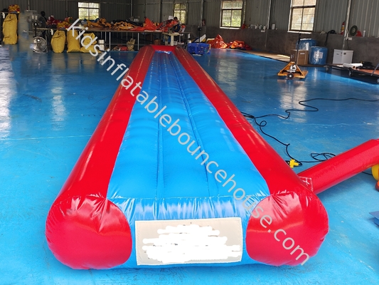 Slide de agua de lona de PVC de calidad comercial Accesorio Juego de agua inflable Slide largo para adultos
