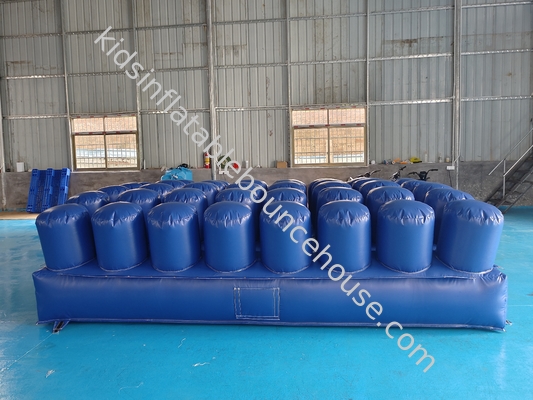 Juego de deporte inflable de lona de PVC de 0,55 mm comercial Juego de campo de obstáculos inflable para eventos