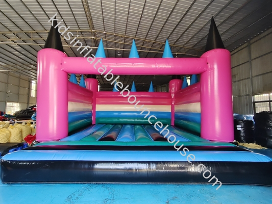 Casa de salto inflable gigante comercial al aire libre colorida boda inflable gran castillo de salto para niños y adultos