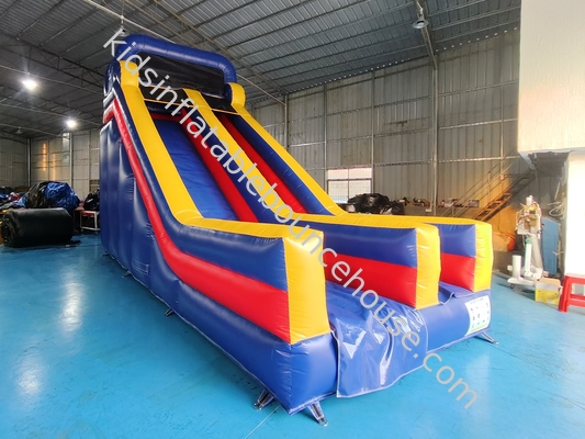 Comercial 0,55 mm pvc lonas gigante toboganes inflables para exteriores toboganes de agua inflables castillo para niños y adultos