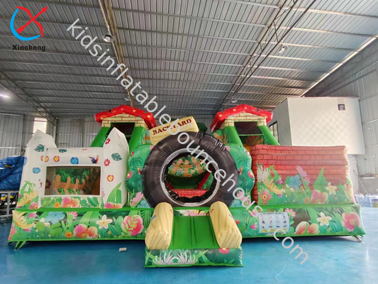 Casa de rebote inflable de PVC personalizada con combo inflable para niños