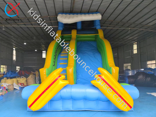 4x8x8m Deslizador comercial inflable Deslizadores secos inflables al aire libre