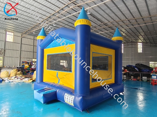 Fábrica OEM/ODM Casa de salto inflable Casa de salto cuadrada azul Castillo