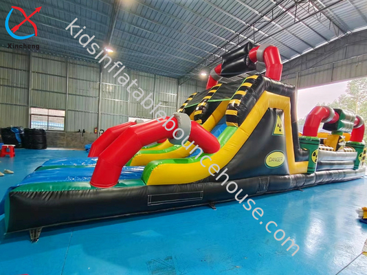 Proveedor Cursos de obstáculos inflables Zona de peligro Juegos temáticos Castillo de salto
