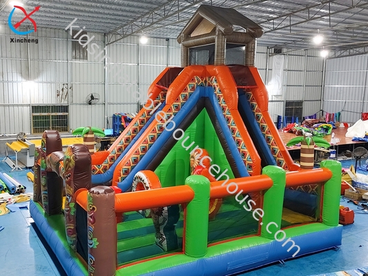 Casa de salto exótica inflable con deslizamiento interno