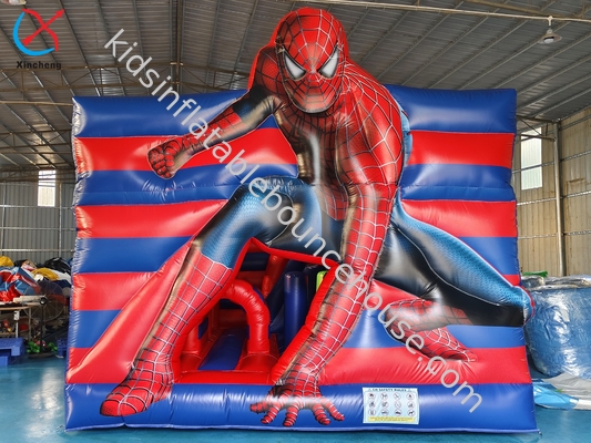 Castillo inflables combo Spiderman Casa de salto con tobogán
