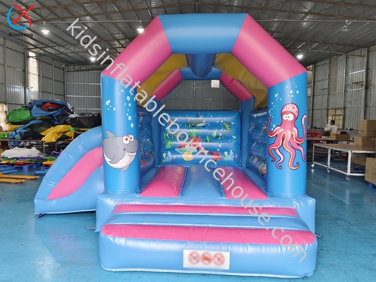 Fabricante Casa de salto inflable con combinaciones de toboganes Castillo de salto inflable