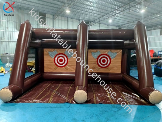 Fabrica Comercial Interactivo Inflatable Axe Juego Deportivo Inflatable Juego de Tiro