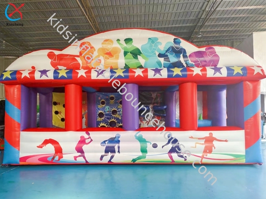 Fabrica de juegos comerciales inflables Juego deportivo de baloncesto Juego deportivo de tiros Juego de tiro de pelota