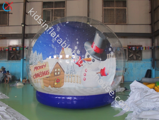 Balón inflable de tema de muñeco de nieve de invierno