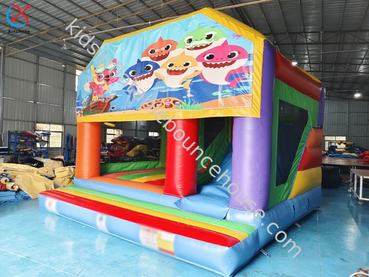 Bouncer Inflatable Salto del Castillo Deslizamiento del Mundo Submarino Tema Comercial Bounce House