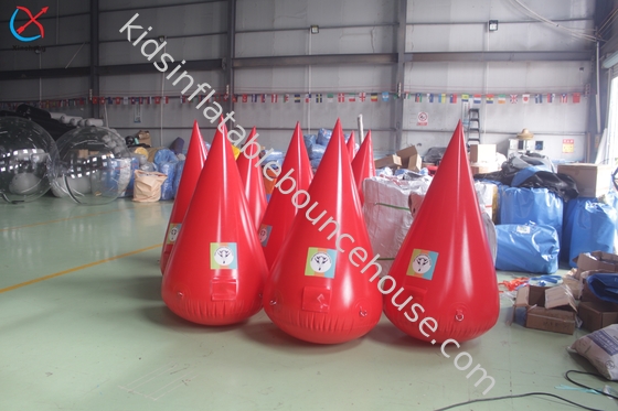 Marcador de natación inflable a medida Triatlón aéreo Boia flotante Equipo de carrera acuática para juego acuático
