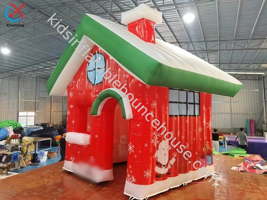 Fabricante Casa de Navidad Inflable Decoración de Navidad al aire libre con luz LED