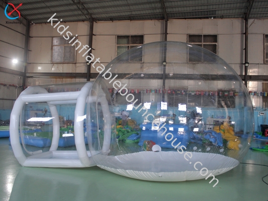 Tenda de burbujas inflable de fábrica con túnel Tenda de burbujas transparente inflable
