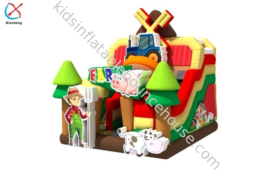 Fábrica Comercial Granja al aire libre Deslizador Inflable Seco Deslizadores Inflables Para Niños