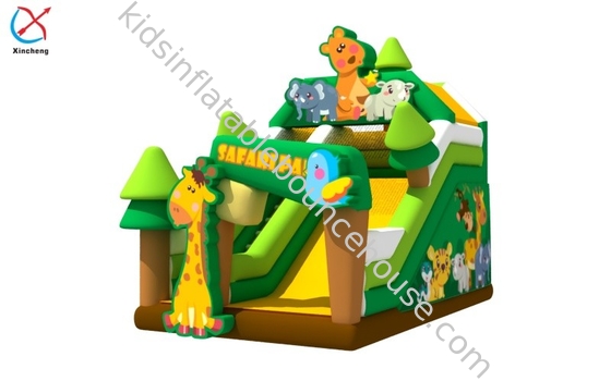 OEM/ODM Parque comercial de safari tobogán inflable tobogán seco inflable para exteriores