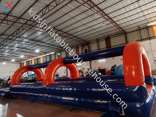 Deslizamiento de agua inflable comercial Deslizamiento de agua inflable de verano con piscina