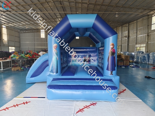 Suministrador Inflable La princesa congelada Elsa Casa de salto con combinación de diapositivas