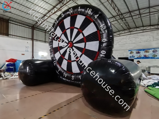 Juego de fútbol inflable Tiro a blanco Juego de fútbol inflable Dardo de tablero