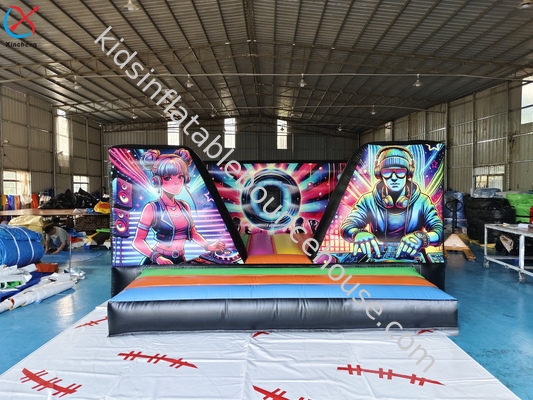 Disco comercial inflable bailar saltando castillo rebotante